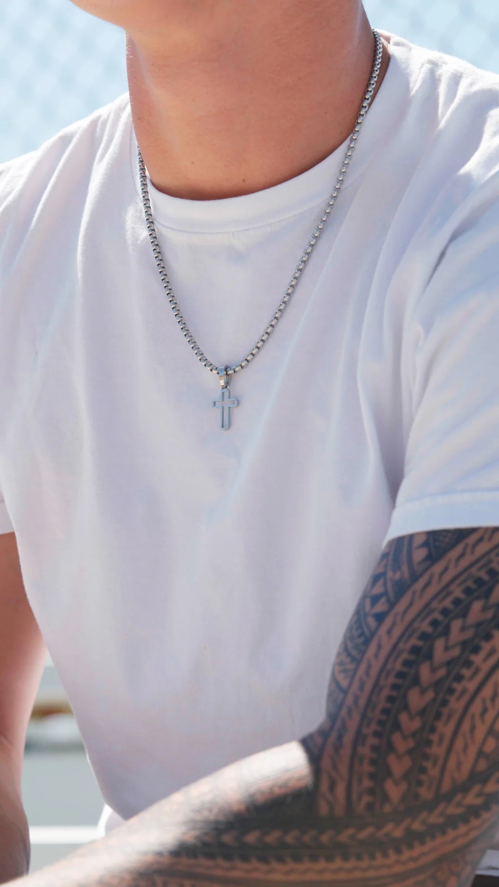 CROSS CHAIN SILVER