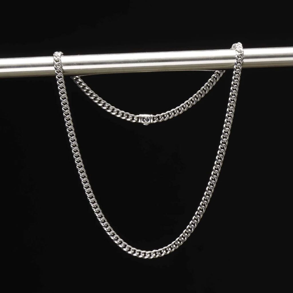 UNBREAKABLE CUBAN SILVER 6MM
