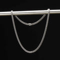 UNBREAKABLE CUBAN SILVER 6MM