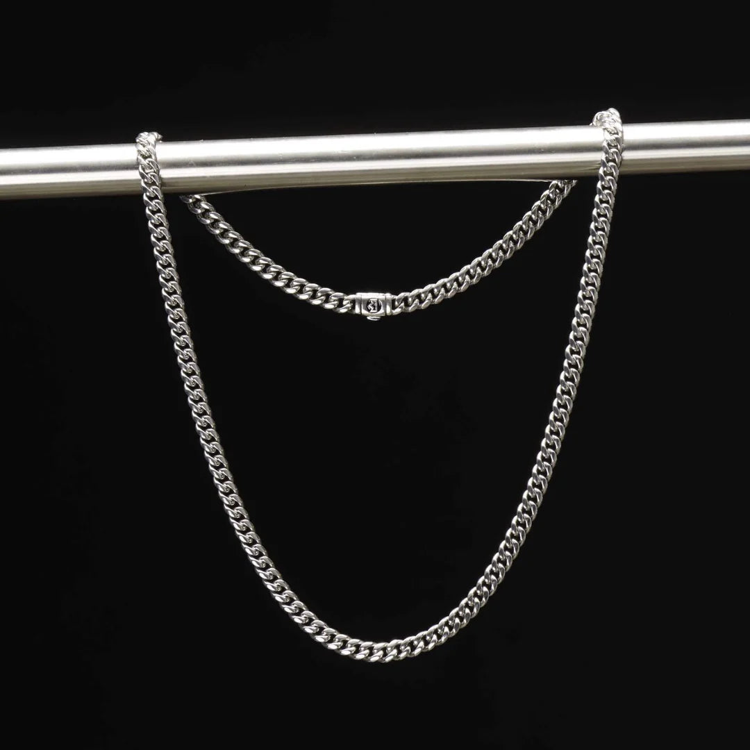 UNBREAKABLE CUBAN SILVER 6MM