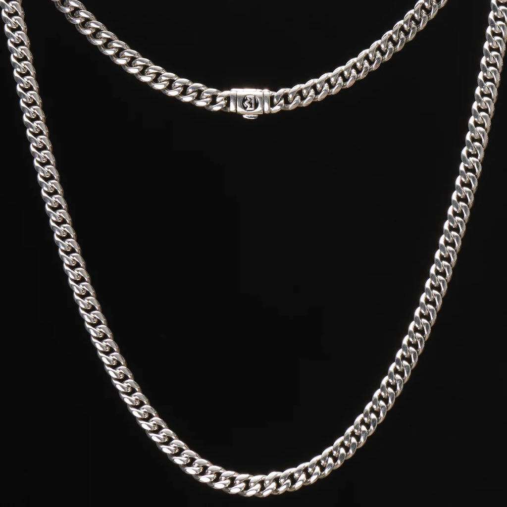 UNBREAKABLE CUBAN SILVER 6MM